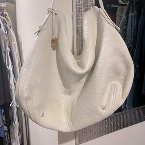 J McLaughlin cream leather bag! Rare!